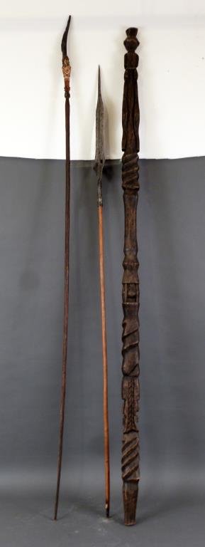 3 Ethnic Staffs / Spears (1 of 10)