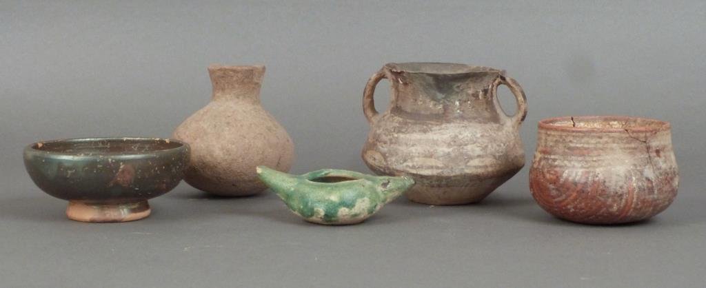 Five Pottery Articles (1 of 9)
