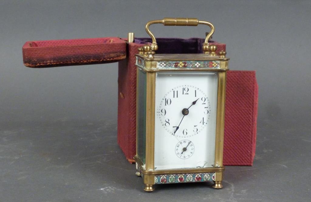 French Champ Levy Small Carriage Clock (1 of 7)