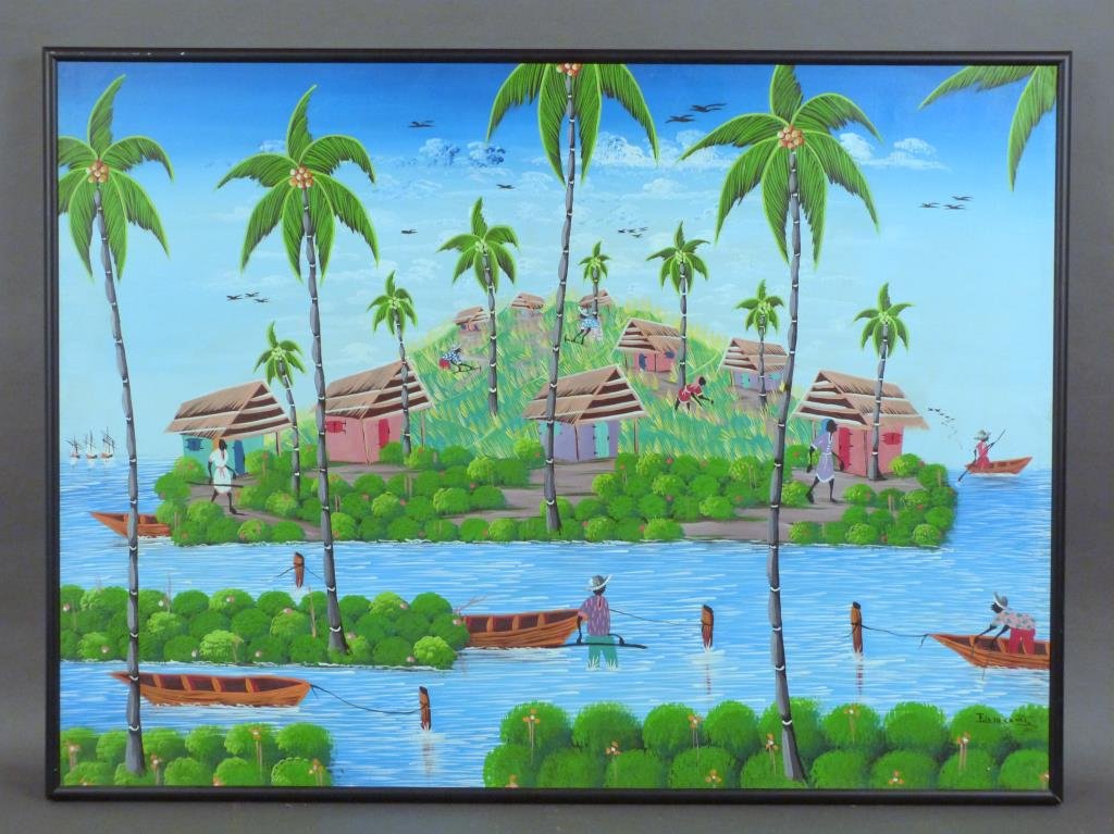 Fils De Cadet - Haitian Oil on Canvas (1 of 2)