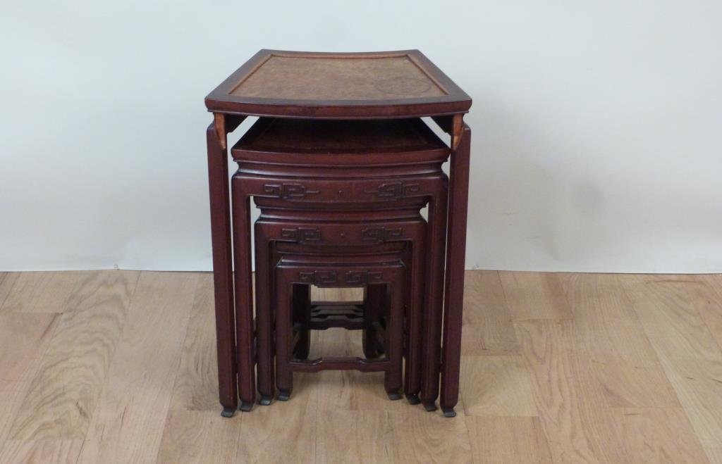 Nest of 4 Chinese Tables (1 of 5)