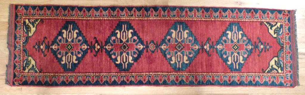 Oriental Runner - 2' 4" X 8' 3" (As is) (1 of 6)