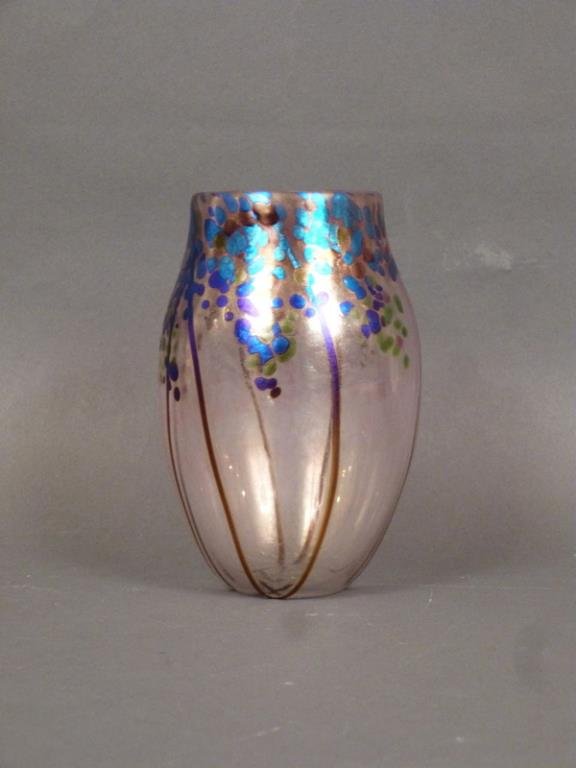 Norman Stuart Clarke Art Glass Vase (1 of 6)