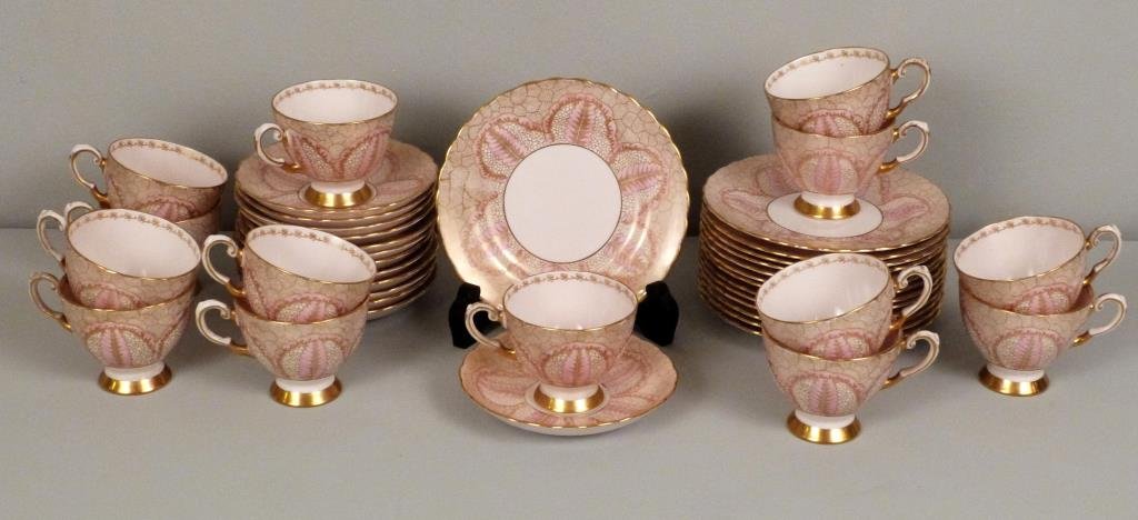 41 Piece English Tuscan Dessert Set (1 of 4)