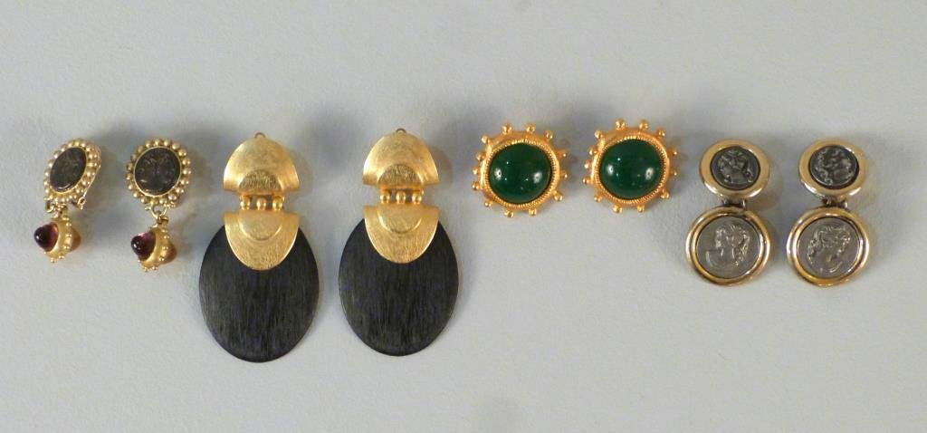 4 Pair Costume Jewelry Earrings (1 of 4)