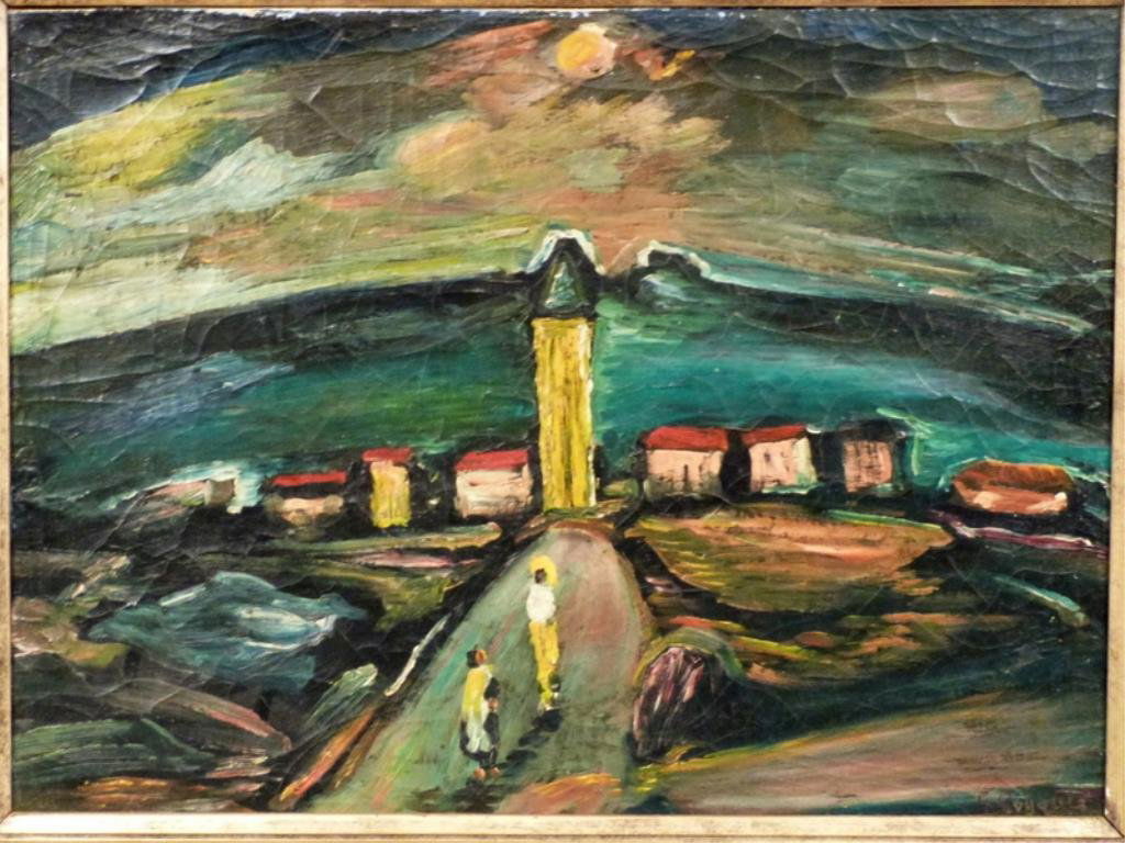 Signed G. Rouault - Oil on Canvas Laid on Board (1 of 9)