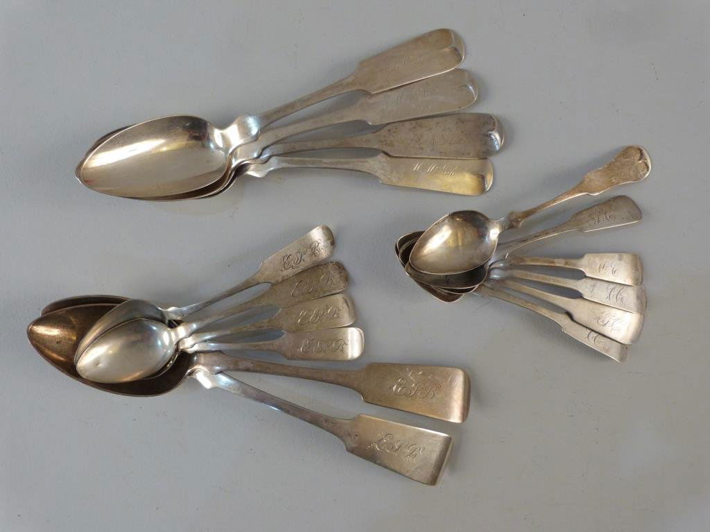 Assorted Coin Silver Spoons (1 of 4)