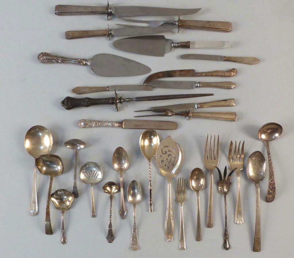 Assorted Sterling Silver, etc. Flatware (1 of 5)