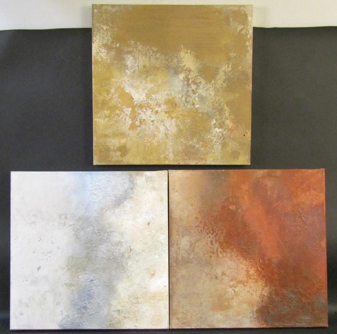 Series of 3 Modern Abstract Paintings (1 of 6)