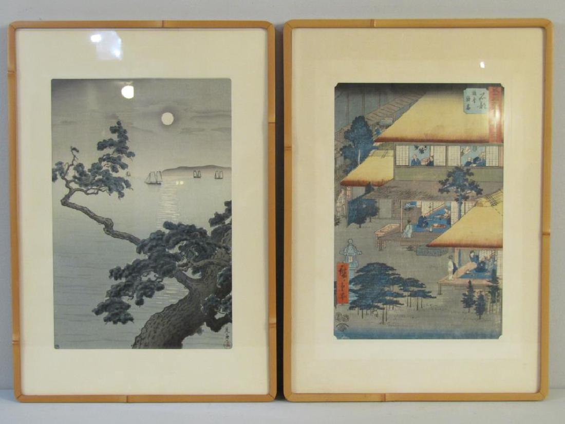 2 Chinese Woodblock Prints (1 of 8)