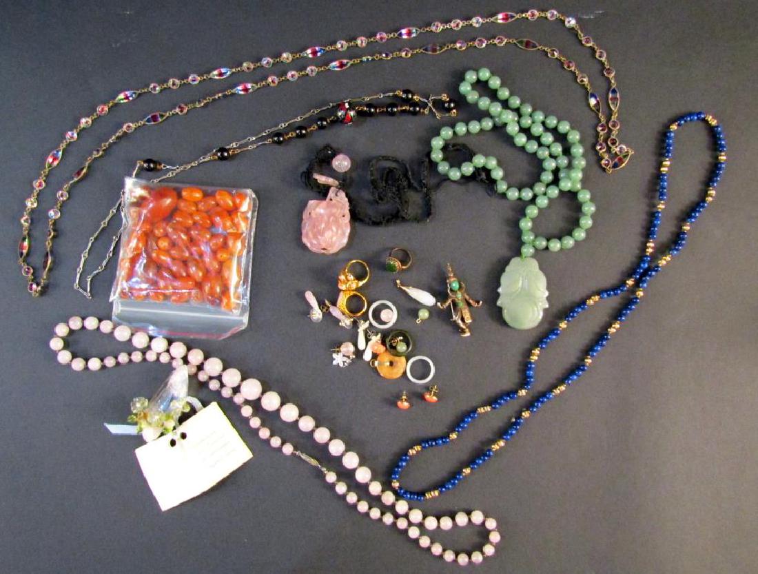 Assorted Hardstone and Costume Jewelry (1 of 5)
