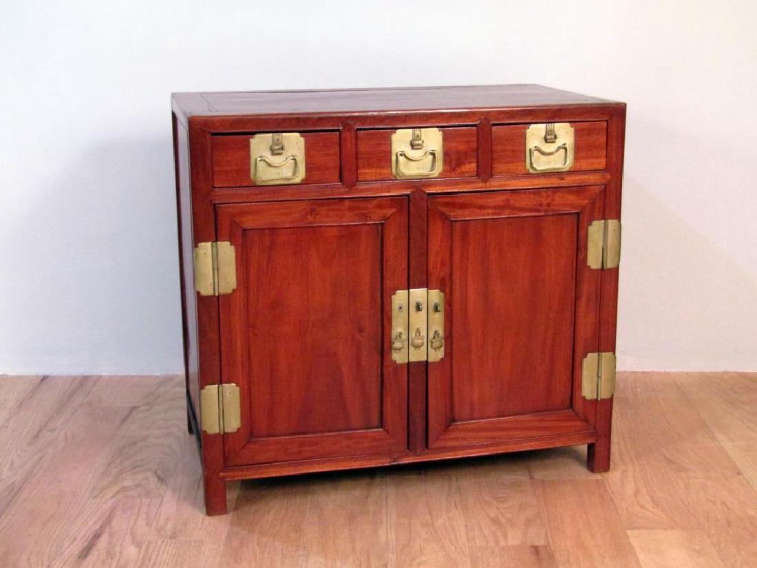 Mahogany Chinese Side Cabinet (1 of 5)