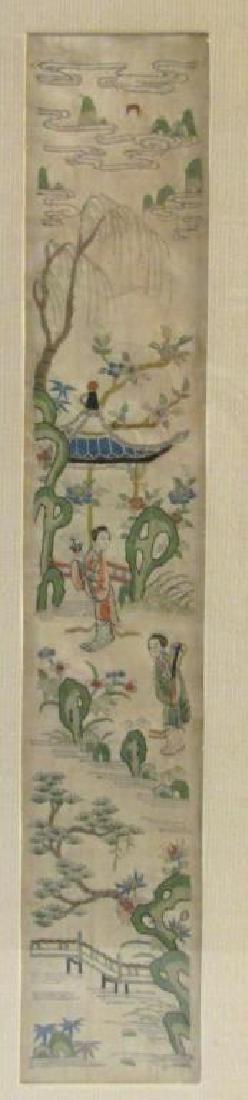 Framed Chinese Embroidered Panel (1 of 6)