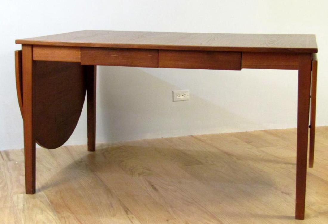 Danish Walnut Partners Desk / Dining Table (1 of 4)