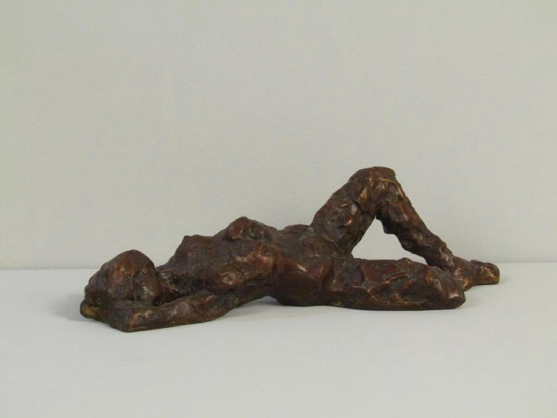 Abstract Figural Bronze Sculpture (1 of 5)