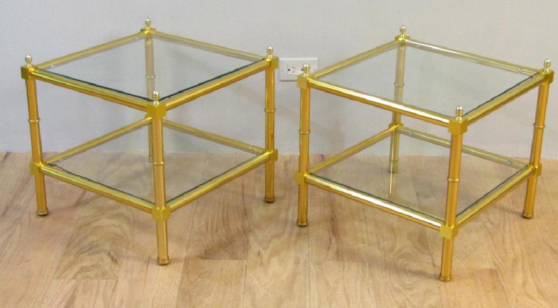 Pair Hollywood Regency Low Tables (1 of 3)