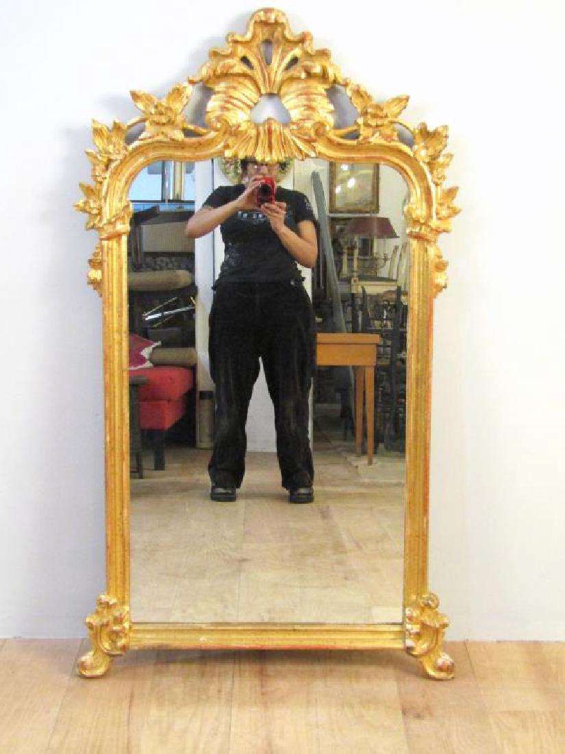 Regency Style Gilt Carved Mirror (1 of 4)