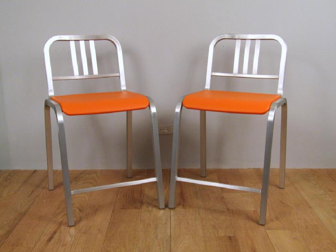 Pair Emeco by Sottsass Bar Stools (1 of 3)