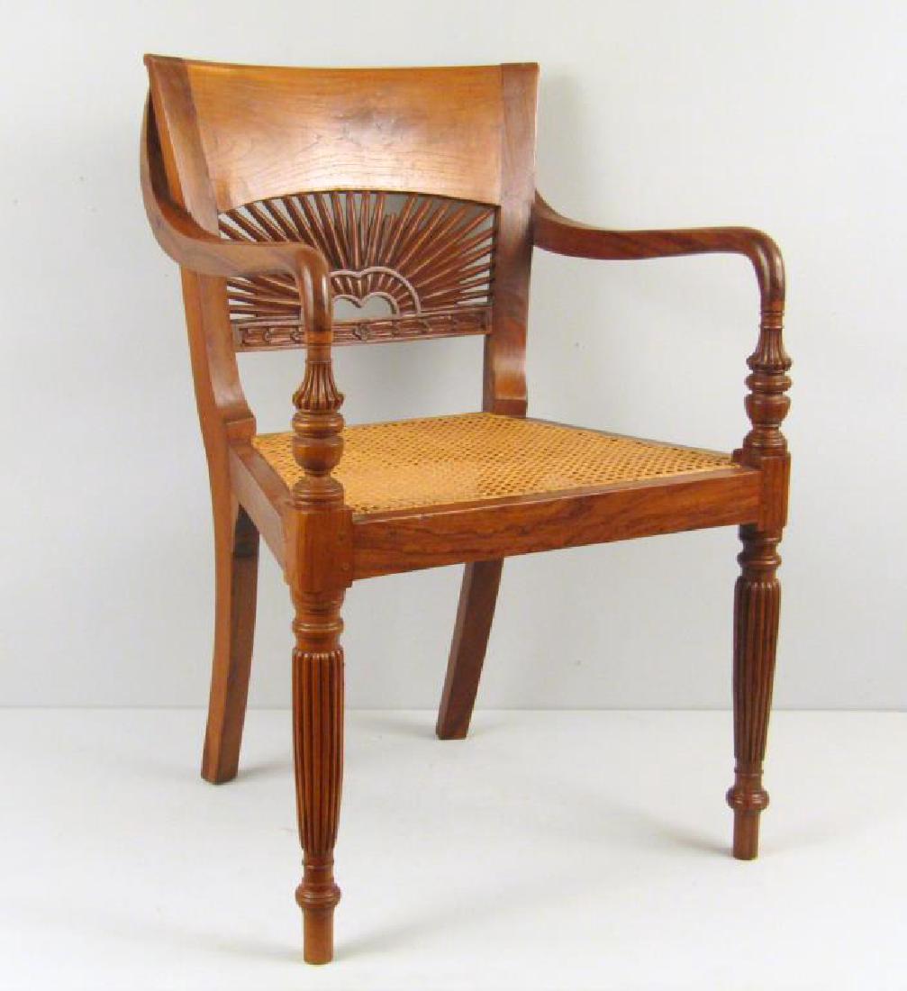 Anglo-Indian Style Arm Chair (as is) (1 of 5)