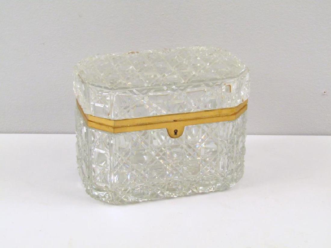 Large Baccarat Cut Crystal Box (1 of 9)