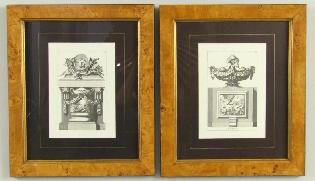 Pair Neoclassical Style Architectural Prints (1 of 6)