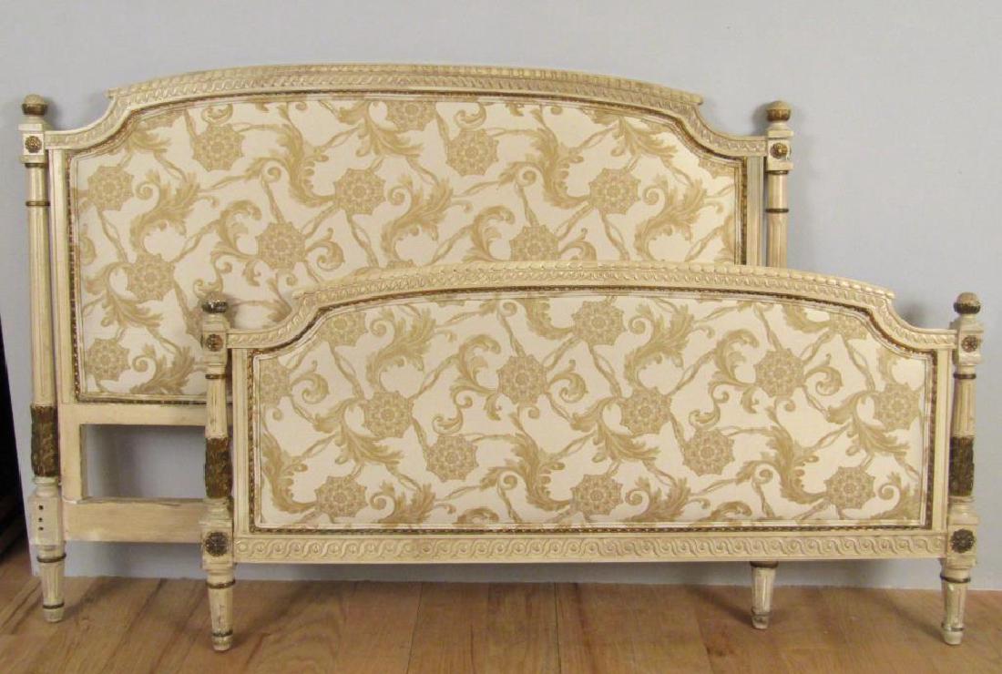Louis XVI Style Painted & Gilt Bed (1 of 6)