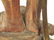 Pair Tall Wood Carved Figural Lamps - 7