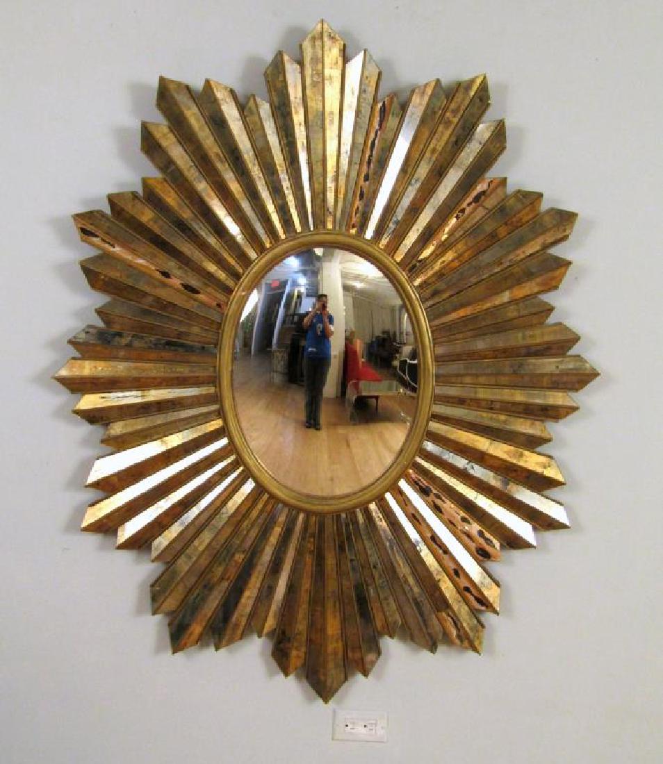 Mid Century Sunburst Mirror (1 of 6)