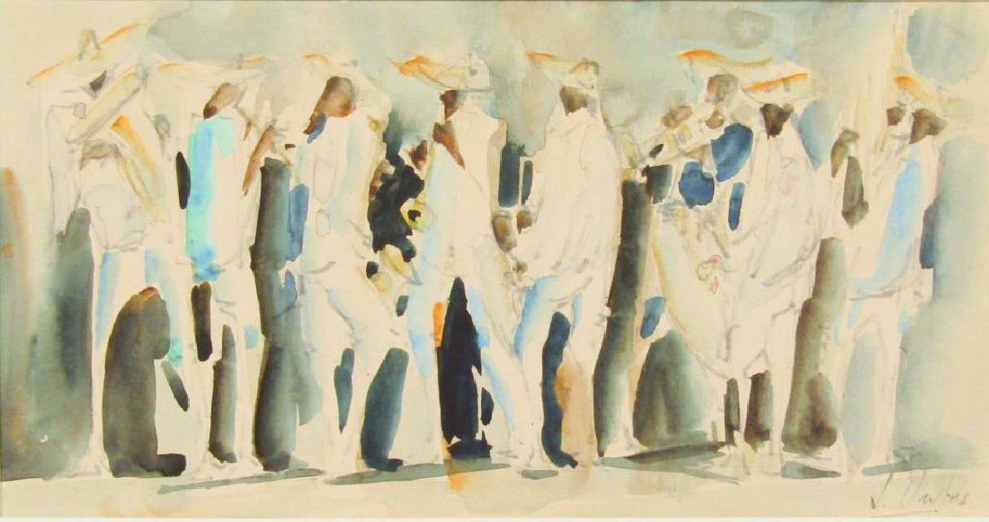 Signed Illegibly - Watercolor (1 of 5)