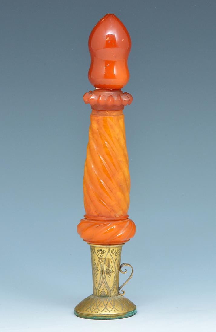 Amber parasol handle (1 of 1)