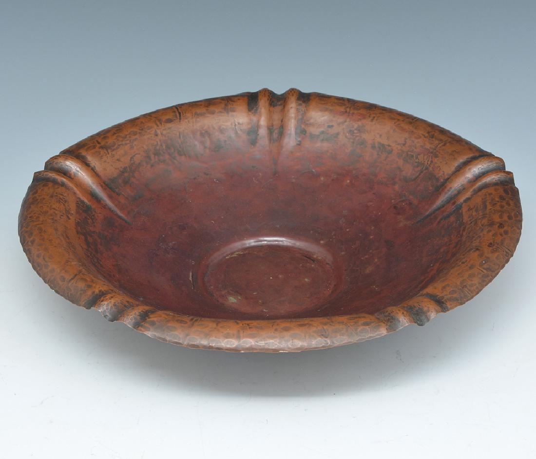 Harry Dixon hammered copper bowl (1 of 2)