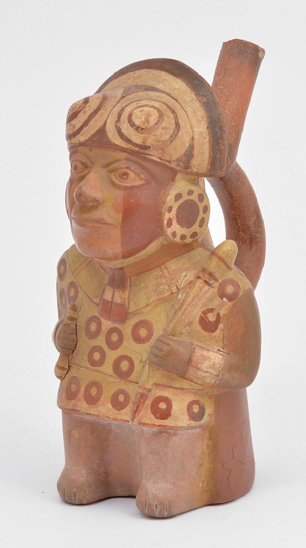 Moche figural vessel, 9" (1 of 4)