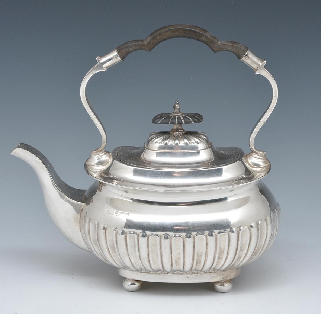 Sterling teapot, Walker & Hall, 1825 (1 of 2)