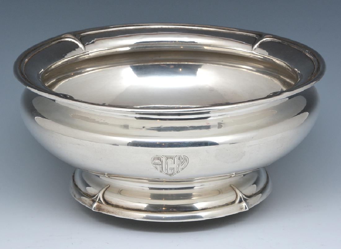 Sterling art nouveau bowl, Durgin (1 of 3)