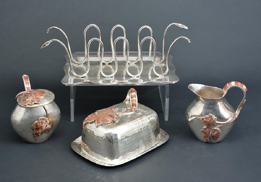 Mexican silverplate table accessories, Castillo, Taxco (1 of 2)