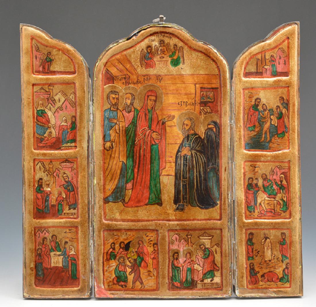 Triptych Icon, Eastern European (1 of 2)