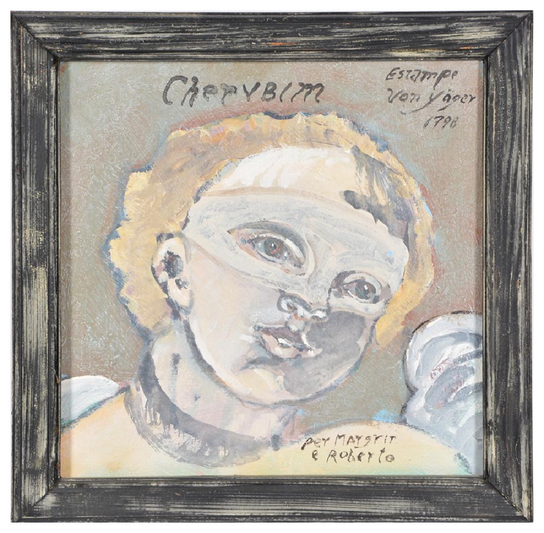 Ira Yeager, Cherubim, Oil/Canvas (1 of 3)