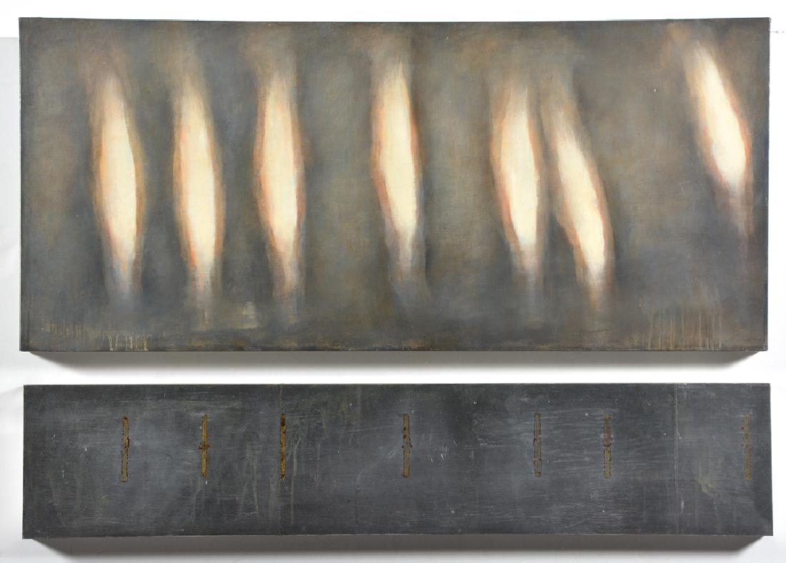 Robilee Frederick, Smoke & Ash  X, Diptych, O/C (1 of 3)