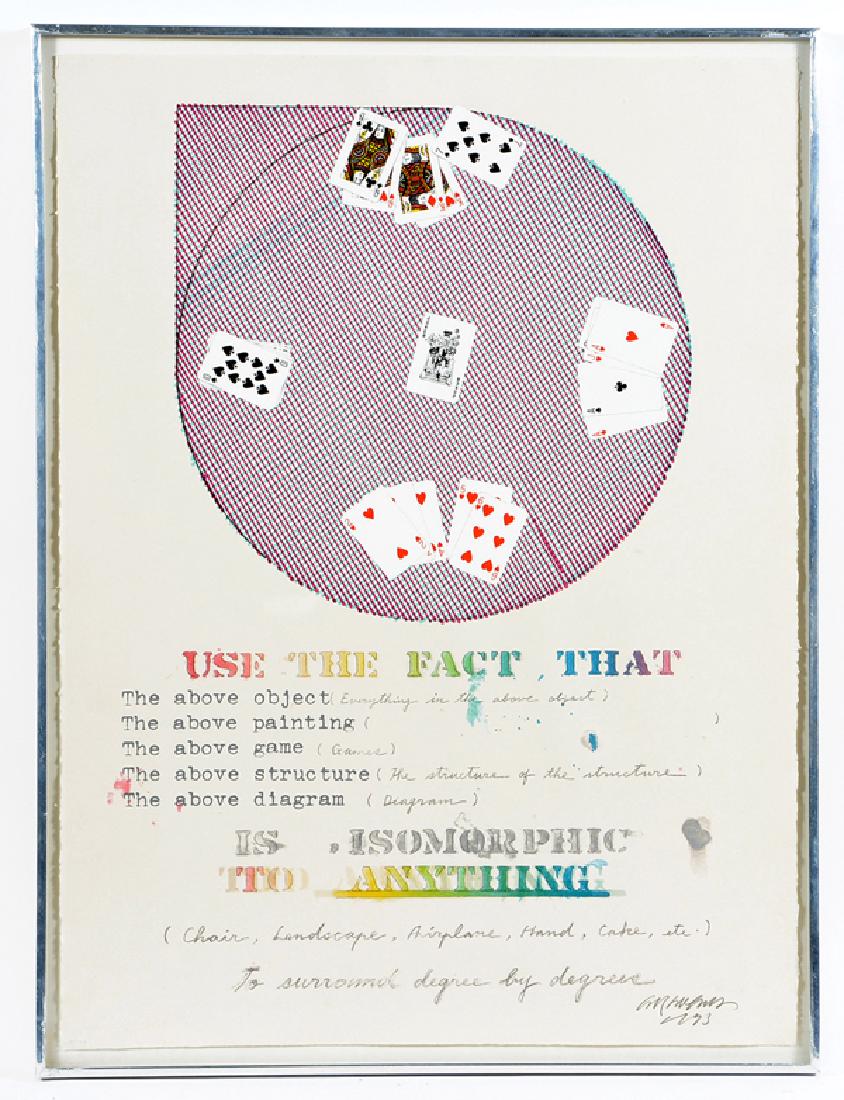 Shusaku Arakawa, Degrees of Meaning, collage (1 of 2)