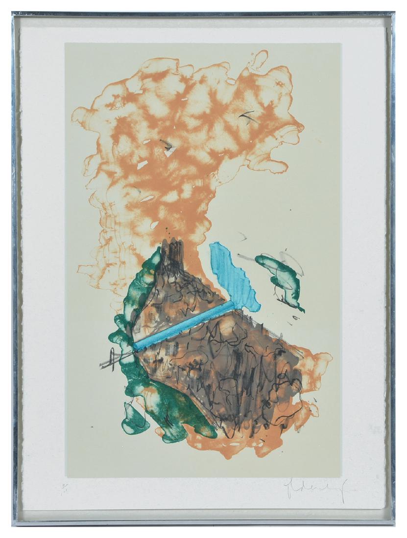 Claes Oldenburg, Proposal..., color lithograph (1 of 2)