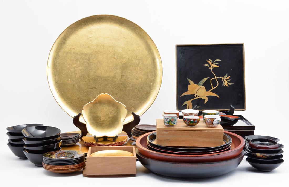 Large group of Japanese lacquerware (1 of 1)