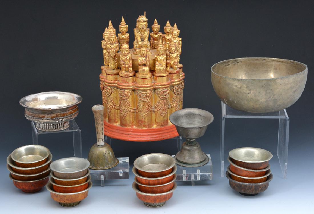 Group of Tibetan decorative objects (1 of 2)