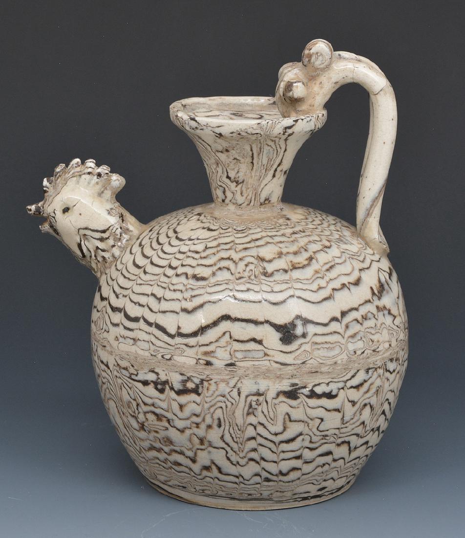 Chinese Marble Glaze Chicken-Head Ewer (1 of 5)