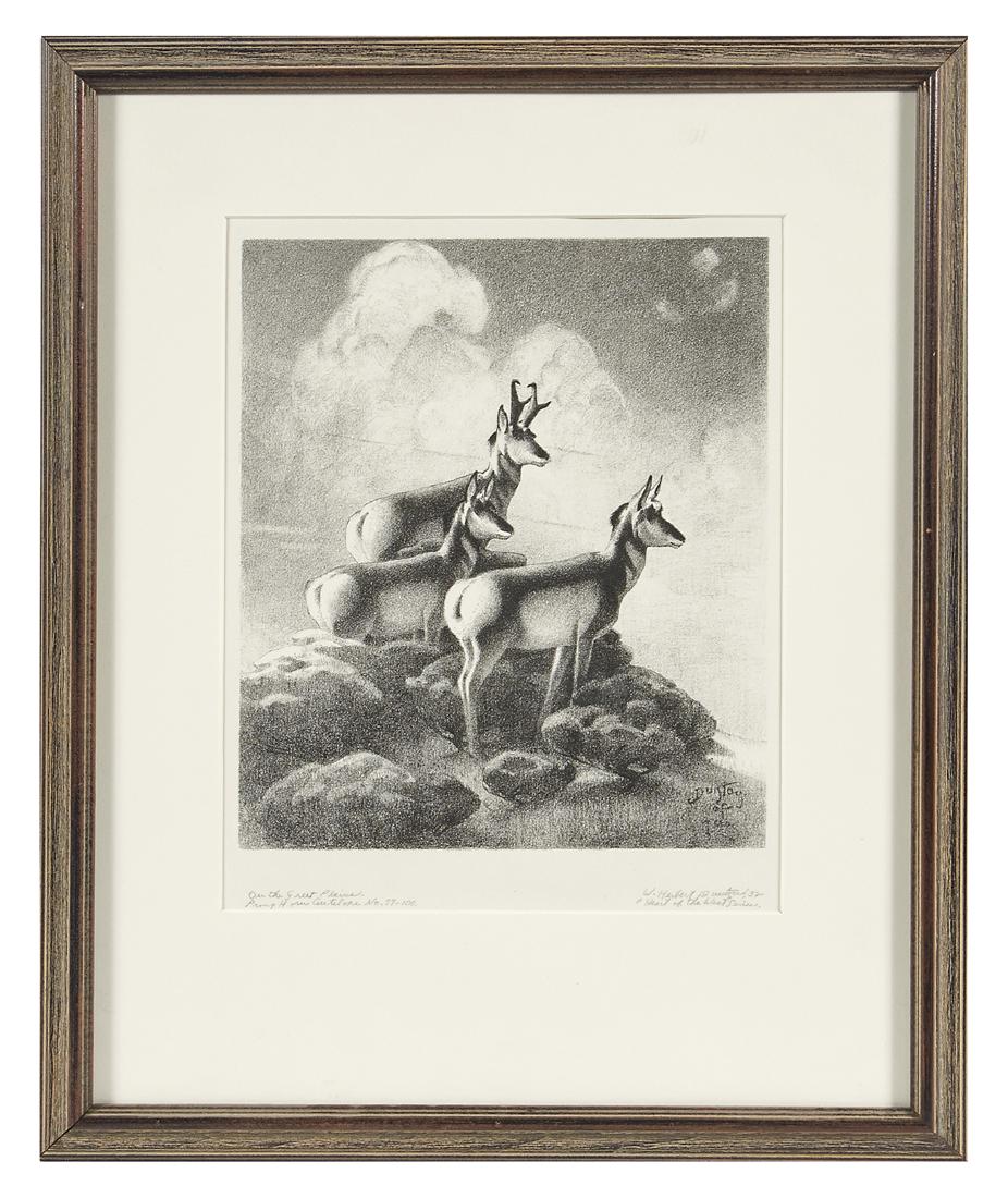 William Herbert Dunton, "Prong Horn Antelope", (1 of 4)