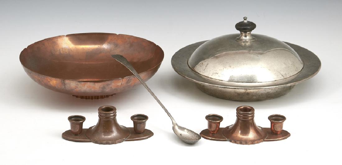 Porter Blanchard hand made arts & crafts copper items (1 of 2)