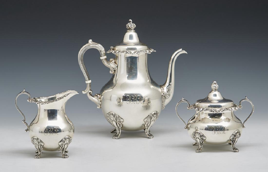 Gorham sterling coffee service, 3 Pc (1 of 2)