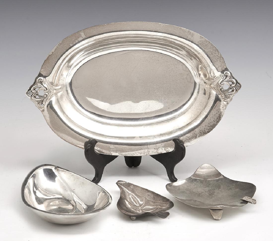 4 Pcs of Sterling mid century tableware (1 of 1)