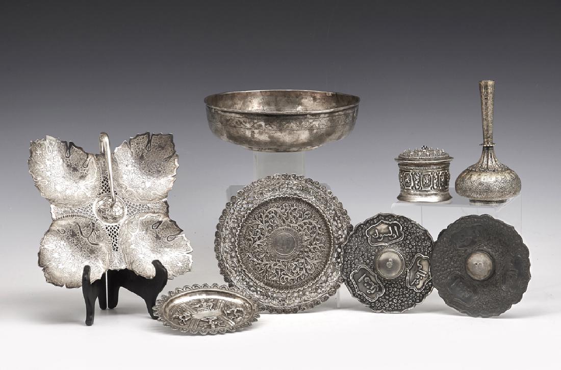 8 pcs Near Eastern and Indian silver (1 of 1)