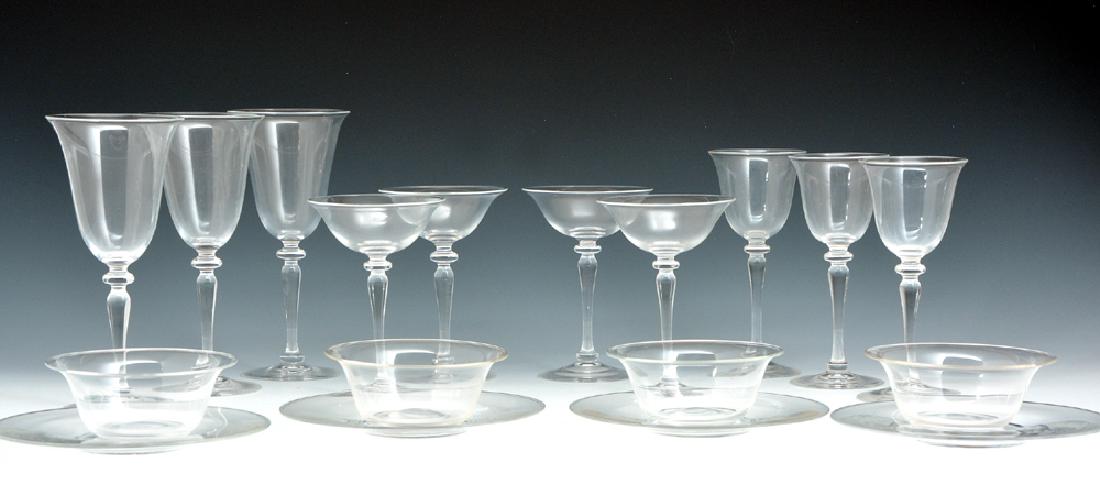 14 Pieces Steuben crystal stemware/glassware (1 of 1)
