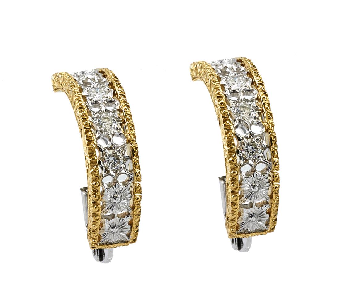 Stefano Ricci 18k Gold & Diamond Earrings (1 of 1)